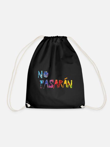 no pasaran - Turnbeutel - Schwarz