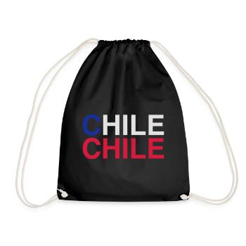 Drapeau du Chili - Sac de sport léger - noir - Devant