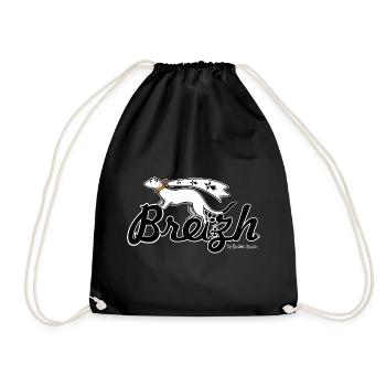 Breizh (Bretagne) - Sac de sport léger - noir - Devant