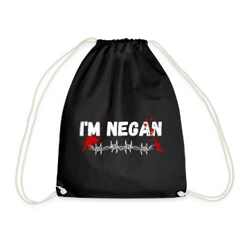 I'm Negan - Sac de sport léger - noir - Devant