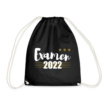 Examen 2022 gold - Turnbeutel - Schwarz - Vorne