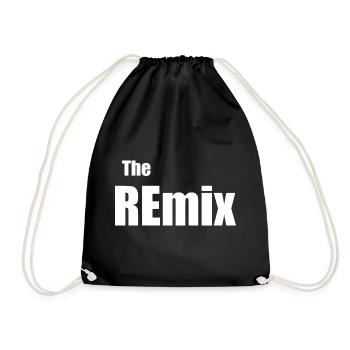 The REmix Child Father Partner Look - Drawstring Bag - black - Front
