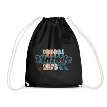 Original Vintage 1973 Surprise Party Bday - Sac de sport léger - noir - Devant