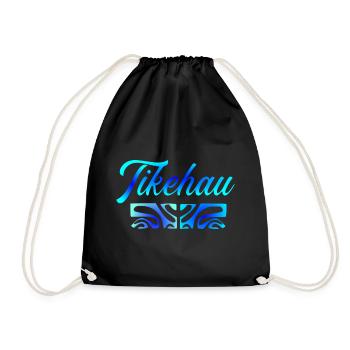 TIKEHAU (bleu lagon) - Sac de sport léger - noir - Devant