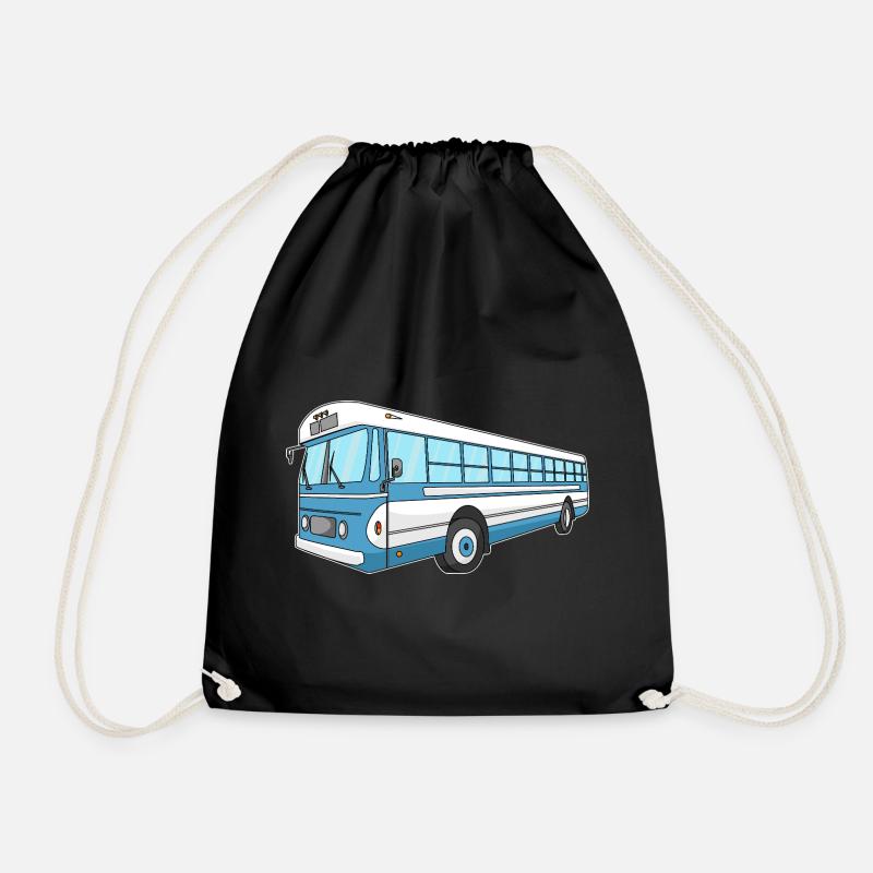 Bus - Turnbeutel - Schwarz
