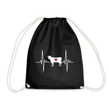 Vache - Sac de sport léger - noir - Devant