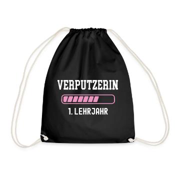 Apprentissage de plâtrier 1 an d’apprentissage plâtrier - Sac de sport léger - noir - Devant