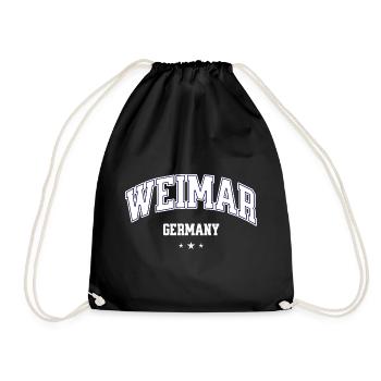 Weimar Germany Emblem - Drawstring Bag - black - Front