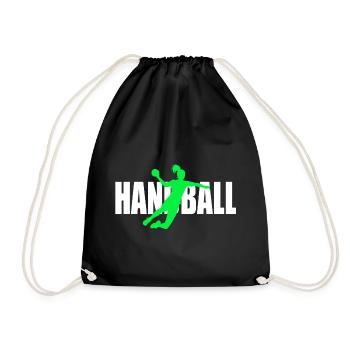 Handball - Drawstring Bag - black - Front