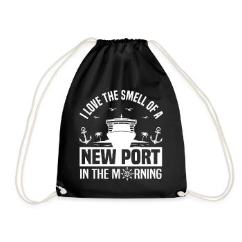 Cruise Trip - Drawstring Bag - black - Front