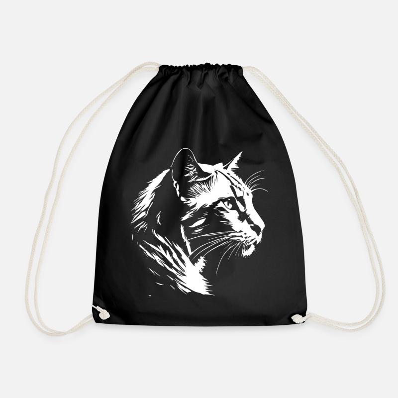 Chat 5 - Sac de sport léger - noir