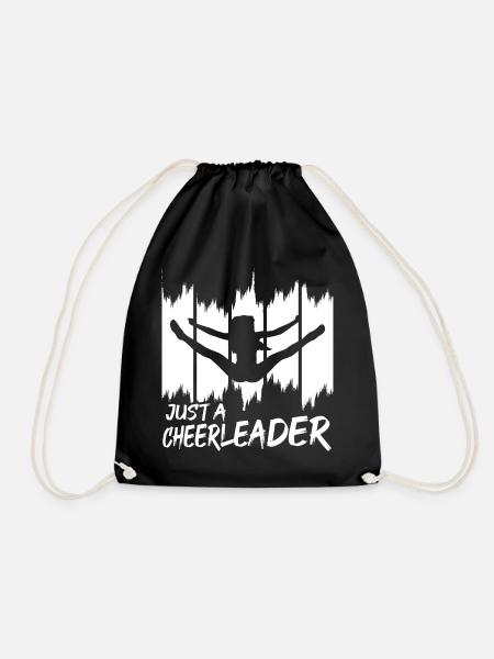Nur eine Cheerleaderin - Turnbeutel - Schwarz