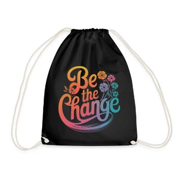 Altruisme Don désintéressé Donner d’école - Sac de sport léger - noir - Devant