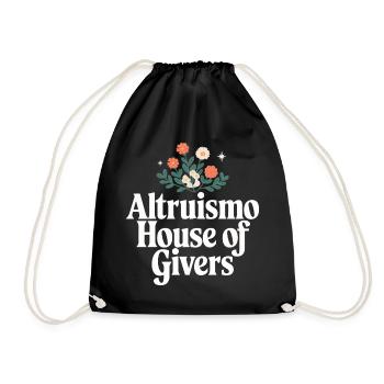 Altruisme Don désintéressé Donner d’école - Sac de sport léger - noir - Devant
