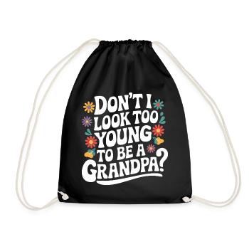 Papy Grand-père Famille Fête des pères - Sac de sport léger - noir - Devant