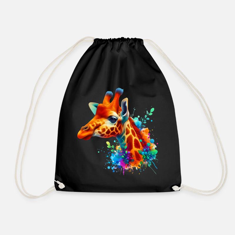 Girafe - Sac de sport léger - noir