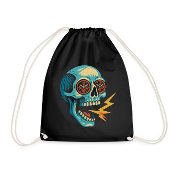 Live Laugh Chronographe Logo réduit sans texte - Sac de sport léger - noir - Devant