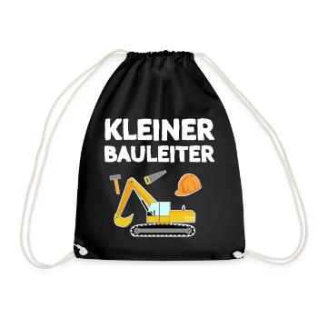 Petit Superviseur de Construction Enfants Design - Sac de sport léger - noir - Devant