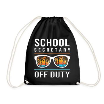 Secrétaire d’école Secrétaire d’école - Sac de sport léger - noir - Devant