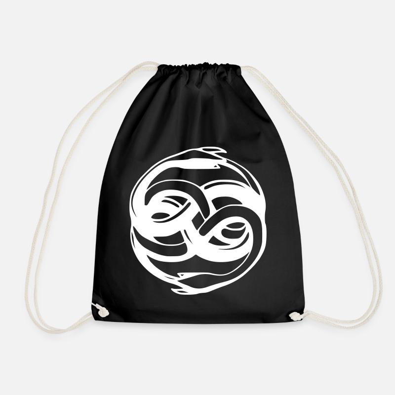 Sandwurm Auryn - Turnbeutel - Schwarz