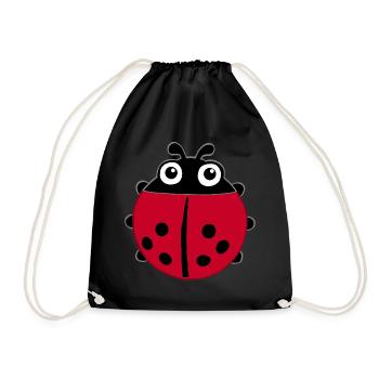 Coccinelle manga - Sac de sport léger - noir - Devant