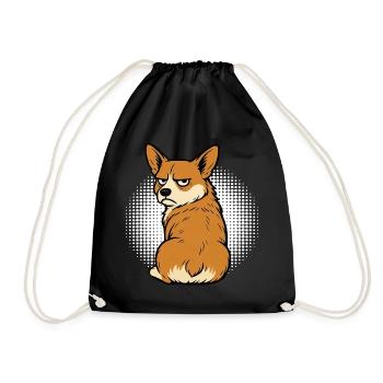 Corgi Corgis Welsh Corgi Corgi Owners Corgis - Drawstring Bag - black - Front