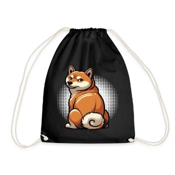 Shiba Inu Shiba owner Shiba lover Shiba inus - Drawstring Bag - black - Front