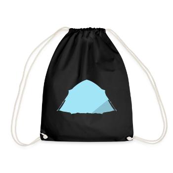 Camper Camping Camping - Drawstring Bag - black - Front