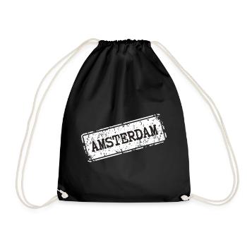  Amsterdam Street Style - Turnbeutel - Schwarz - Vorne