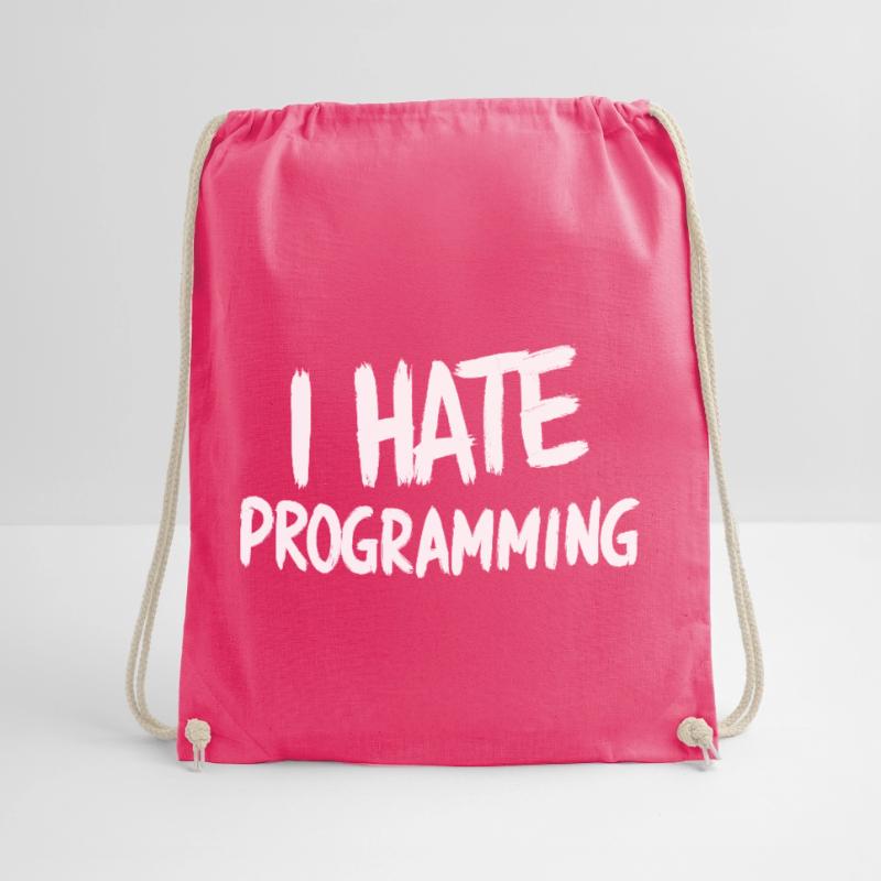 Ich hasse Programmieren, spaßiger PC-CPU-Programmierer Turnbeutel