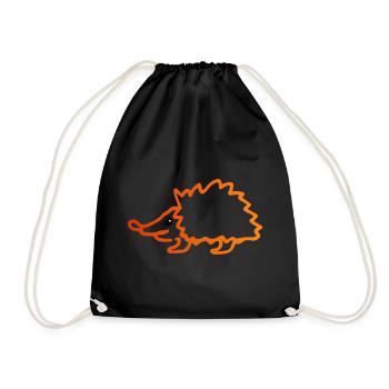 Hérisson - Sac de sport léger - noir - Devant