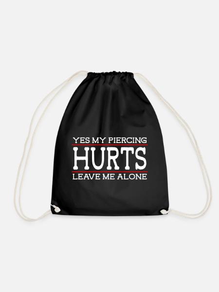 Piercer Piercing Studio - Drawstring Bag - black