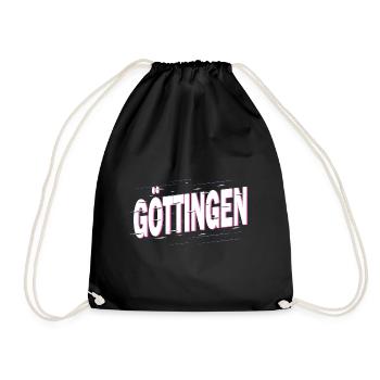 Göttingen Germany City Font Home Love - Drawstring Bag - black - Front