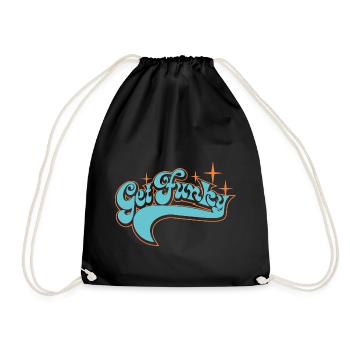 Get Funky - Drawstring Bag - black - Front