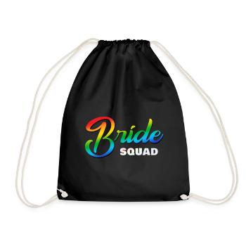 Bride Squad Arc-en-ciel - Sac de sport léger - noir - Devant
