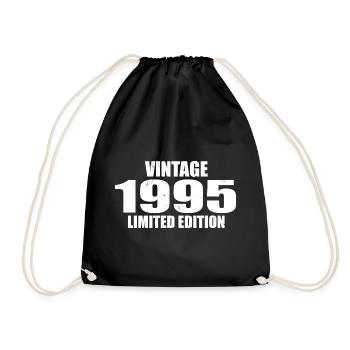 Millésime 1995 Anniversaire 1995 Rétro 1995 - Sac de sport léger - noir - Devant