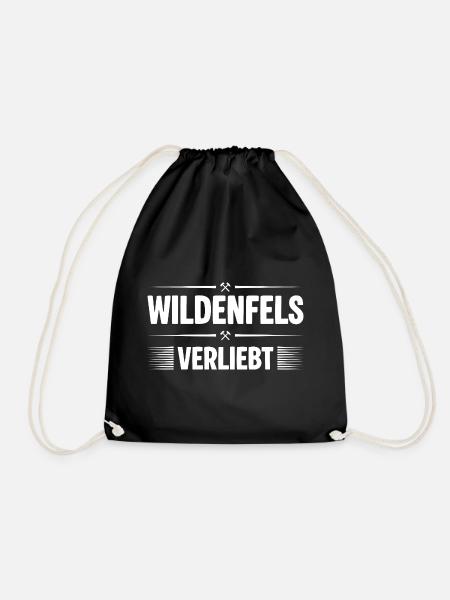 Wildenfels Verliebt - Turnbeutel - Schwarz