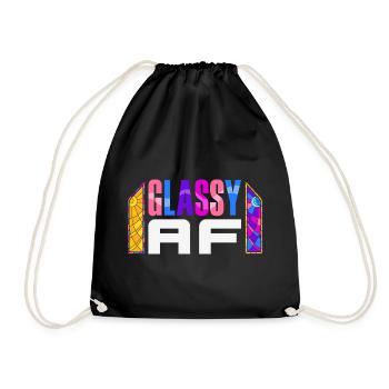 Art du vitrail Artiste du vitrail - Sac de sport léger - noir - Devant