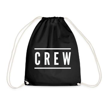 crew_linie- - Turnbeutel - Schwarz - Vorne