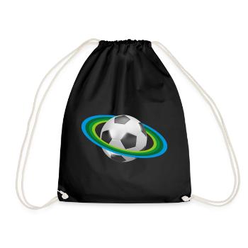 Le football, le soccer, - Sac de sport léger - noir - Devant