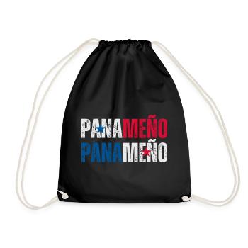 Drapeau panaméen, fierté panaméenne - Sac de sport léger - noir - Devant