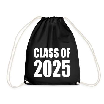 Class of 2025 - Turnbeutel - Schwarz - Vorne