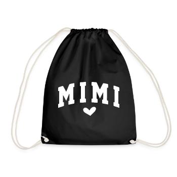 Mimi - Drawstring Bag - black - Front