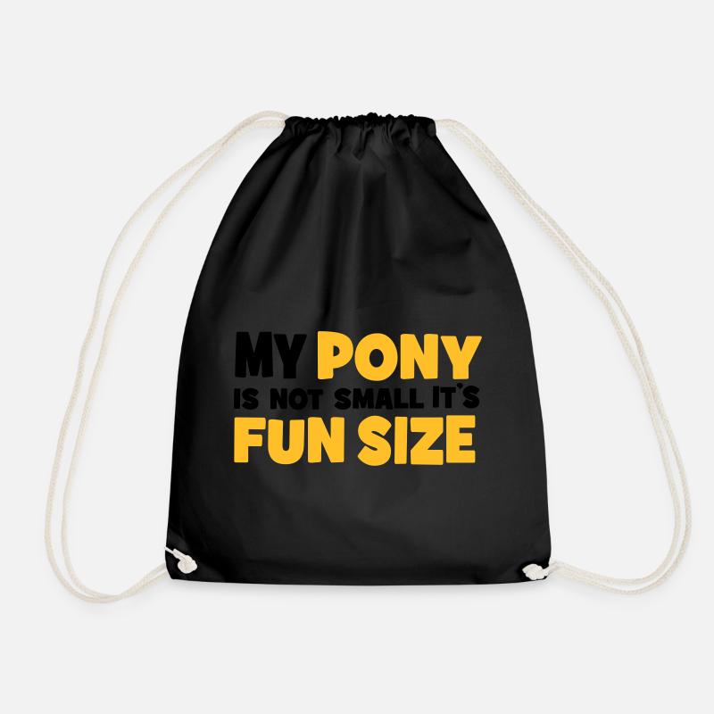 Pony - Turnbeutel - Schwarz