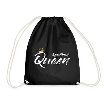 Artistic cycling, artistic cycling, indoor cycling - Drawstring Bag - black - Front