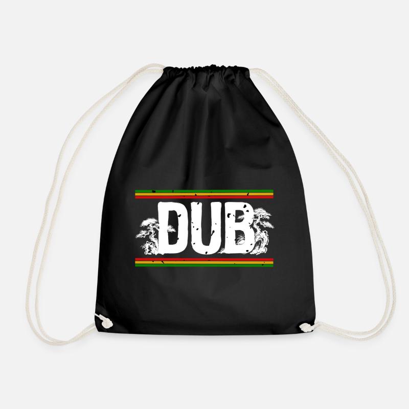 Dub Roots Reggae Wald - Turnbeutel - Schwarz