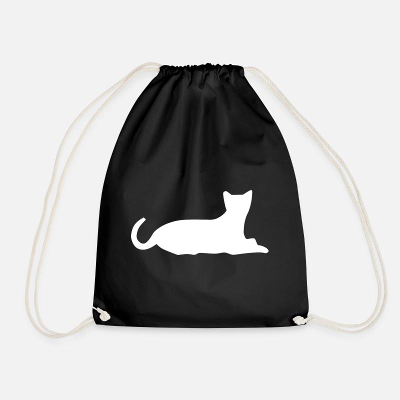 Katze Katze Katze Katze Katze Katze - Turnbeutel - Schwarz