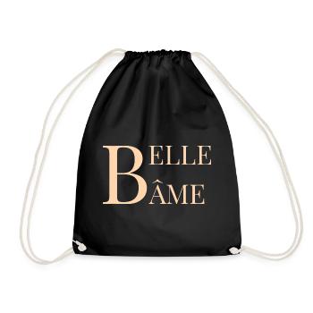 belle âme - Sac de sport léger - noir - Devant