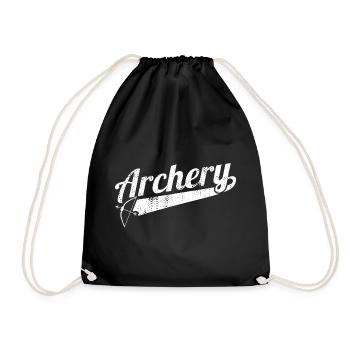 Archery - Drawstring Bag - black - Front