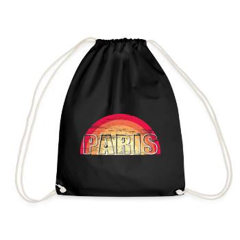 Vintage Sunset PARIS - Sac de sport léger - noir - Devant
